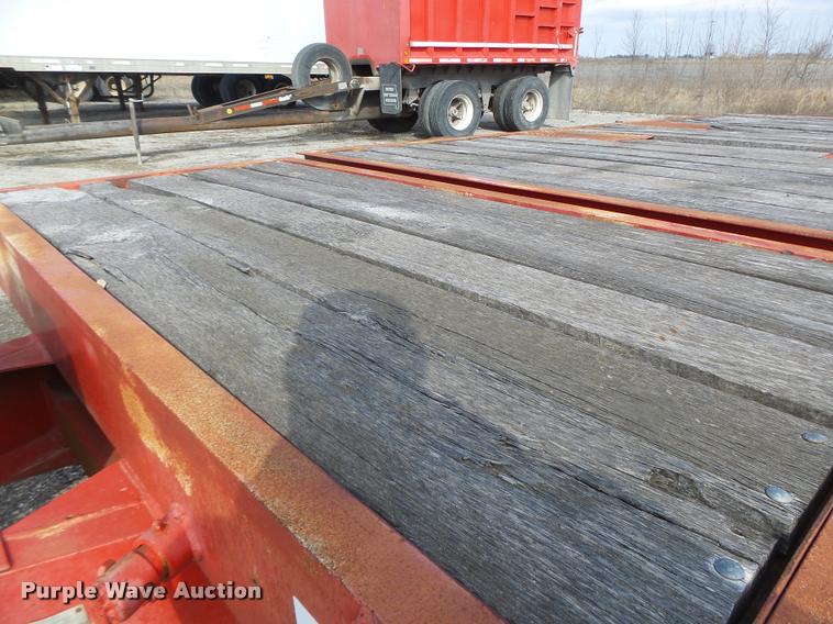 image for item DB1286 1975 Miller tilt deck equipment trailer