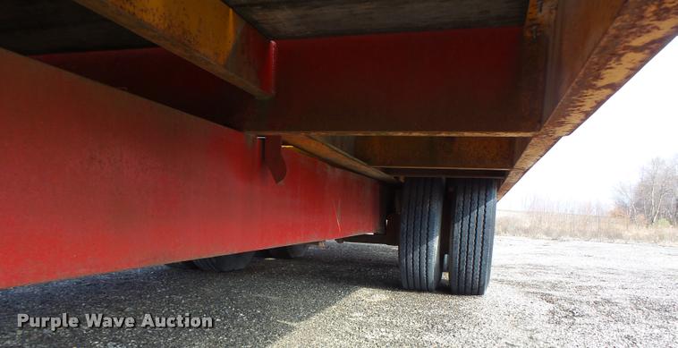 image for item DB1286 1975 Miller tilt deck equipment trailer