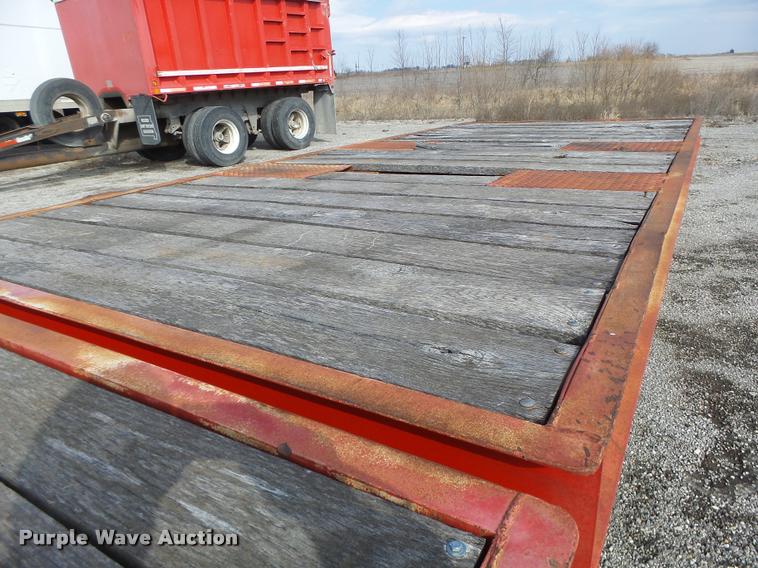 image for item DB1286 1975 Miller tilt deck equipment trailer