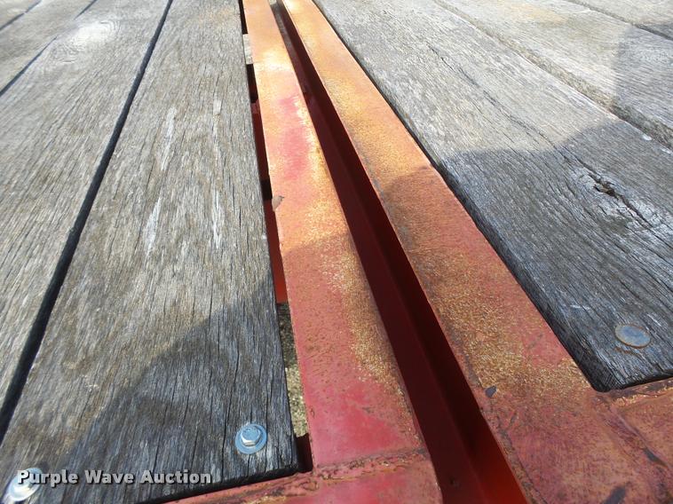 image for item DB1286 1975 Miller tilt deck equipment trailer