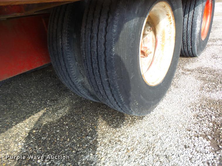 image for item DB1286 1975 Miller tilt deck equipment trailer