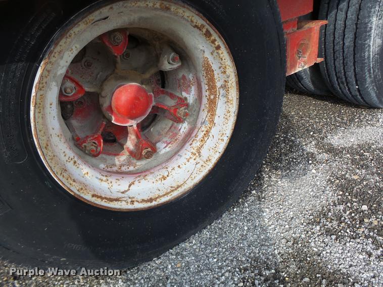 image for item DB1286 1975 Miller tilt deck equipment trailer