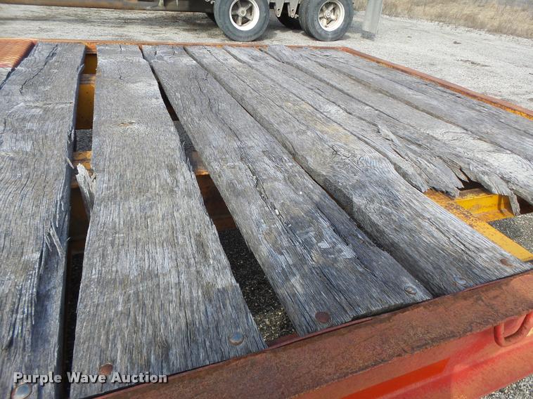 image for item DB1286 1975 Miller tilt deck equipment trailer