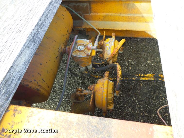 image for item DB1286 1975 Miller tilt deck equipment trailer