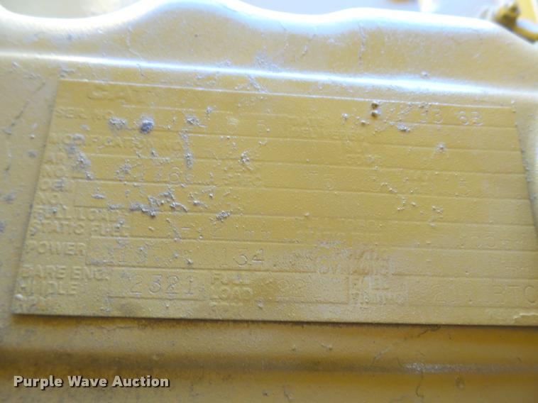 image for item DB1921 1987 Caterpillar 140G motor grader