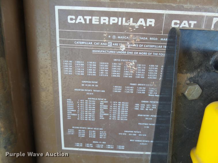 image for item DB1921 1987 Caterpillar 140G motor grader
