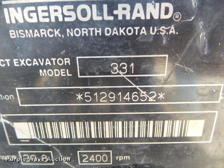 image for item DB5016 1997 Bobcat X331 compact excavator