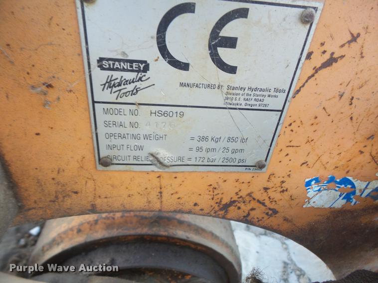 image for item DC9127 Stanley HS6019 vibratory plate compactor