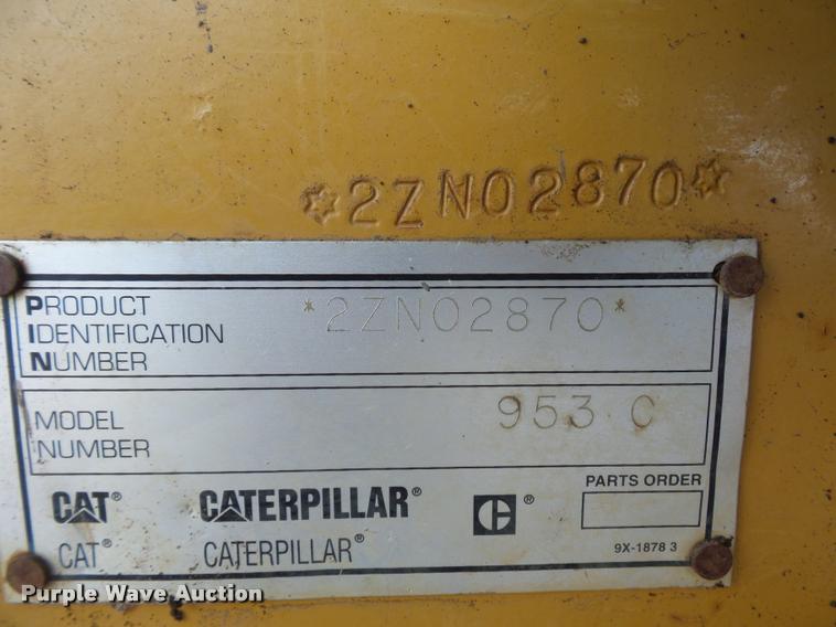 image for item J1534 1999 Caterpillar 953C track loader