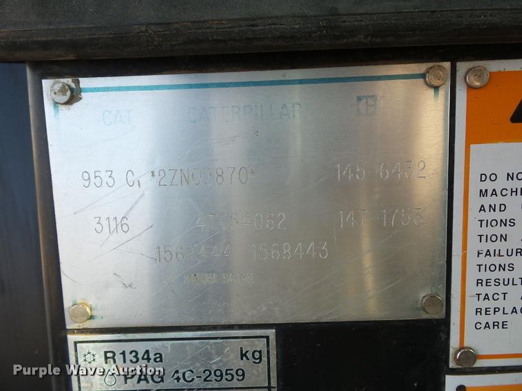 image for item J1534 1999 Caterpillar 953C track loader