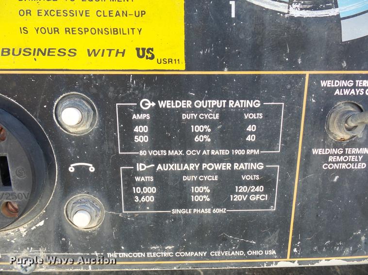 image for item J1577 Lincoln Commander 400 welder/generator