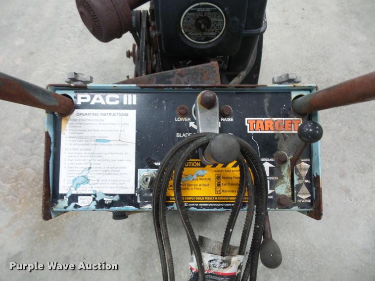 image for item J1583 Target PAC III 166K concrete saw