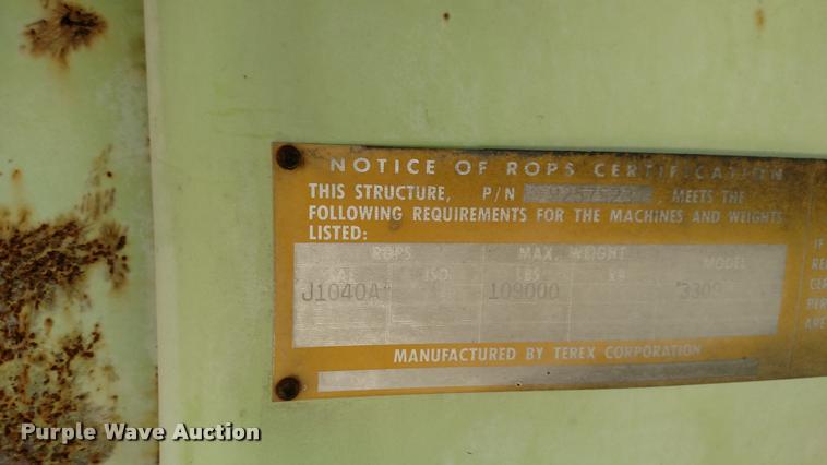 image for item K1213 1993 Terex 33-09AA haul truck