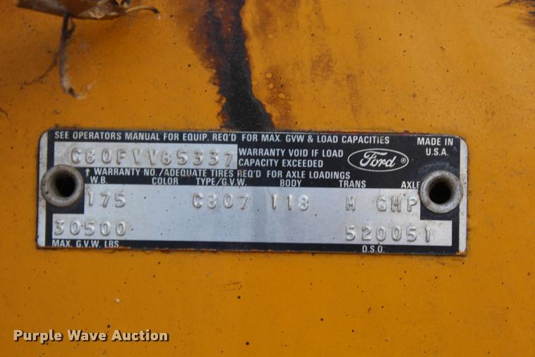 image for item K1967 1975 Ford oil distributor truck