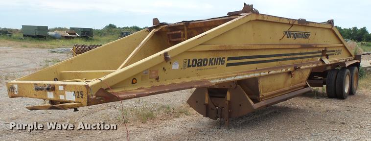 image for item K3103 1996 Load King 2060 bottom dump trailer