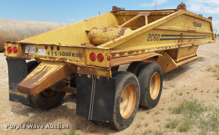 image for item K3103 1996 Load King 2060 bottom dump trailer