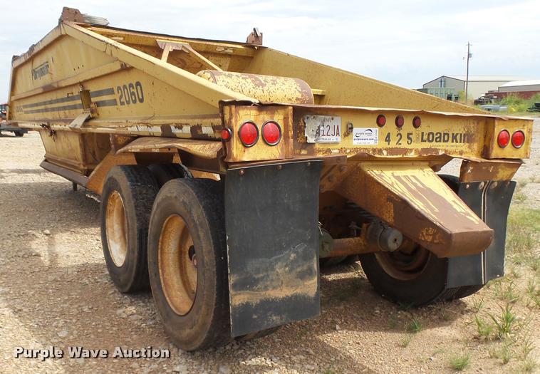 image for item K3103 1996 Load King 2060 bottom dump trailer