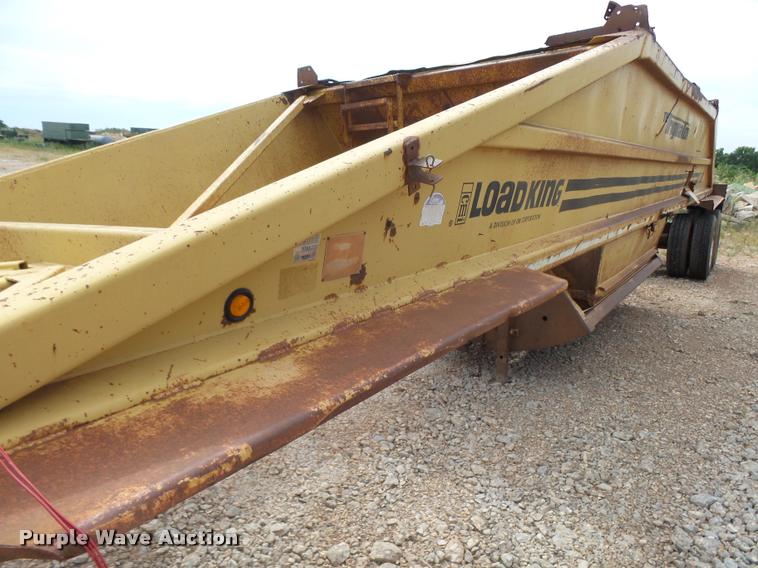 image for item K3103 1996 Load King 2060 bottom dump trailer