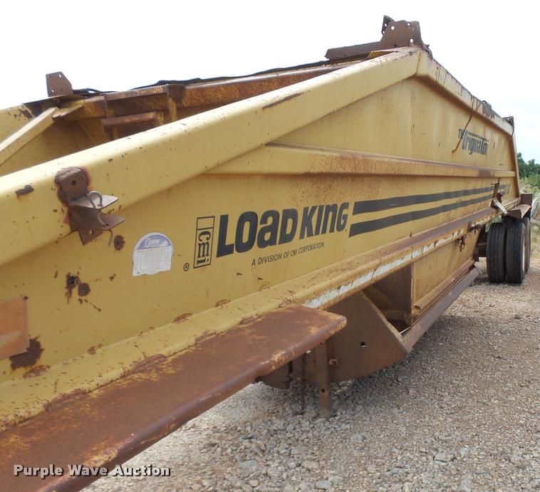 image for item K3103 1996 Load King 2060 bottom dump trailer