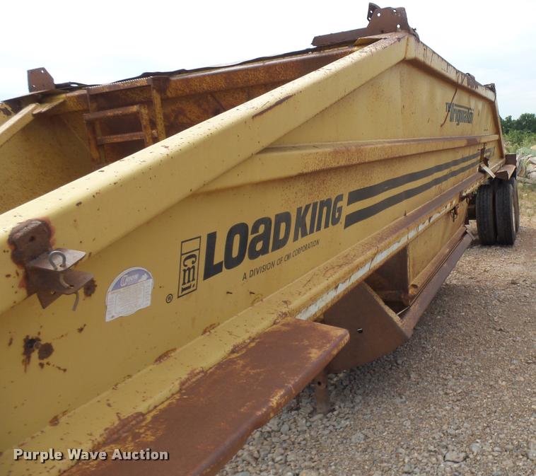 image for item K3103 1996 Load King 2060 bottom dump trailer