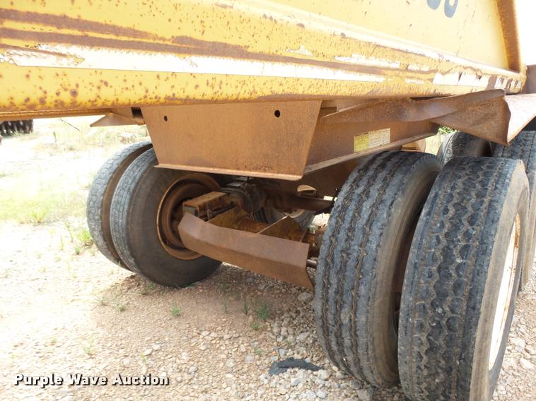 image for item K3103 1996 Load King 2060 bottom dump trailer