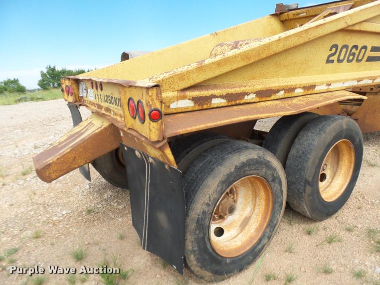 image for item K3103 1996 Load King 2060 bottom dump trailer