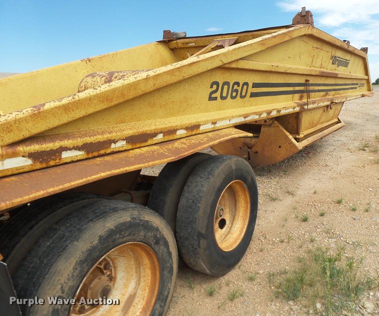 image for item K3103 1996 Load King 2060 bottom dump trailer