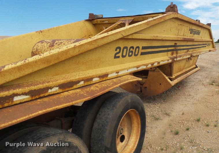 image for item K3103 1996 Load King 2060 bottom dump trailer
