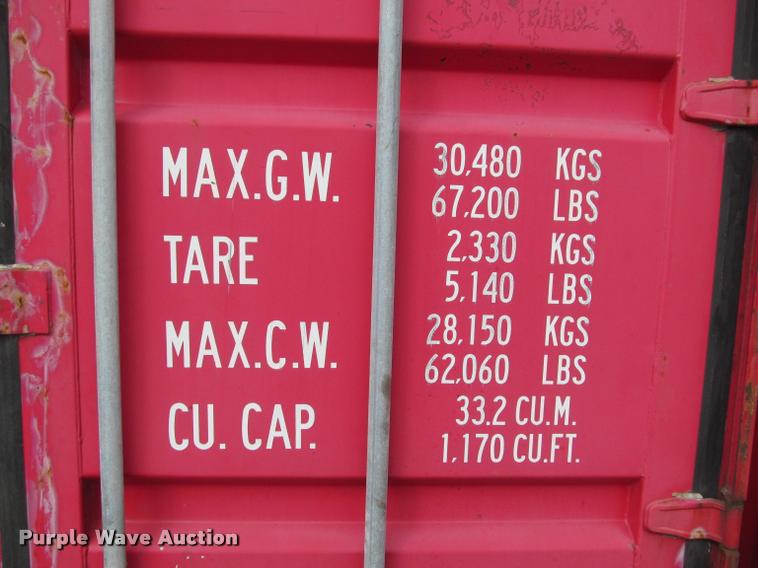 image for item K4989 2007 K-Line container