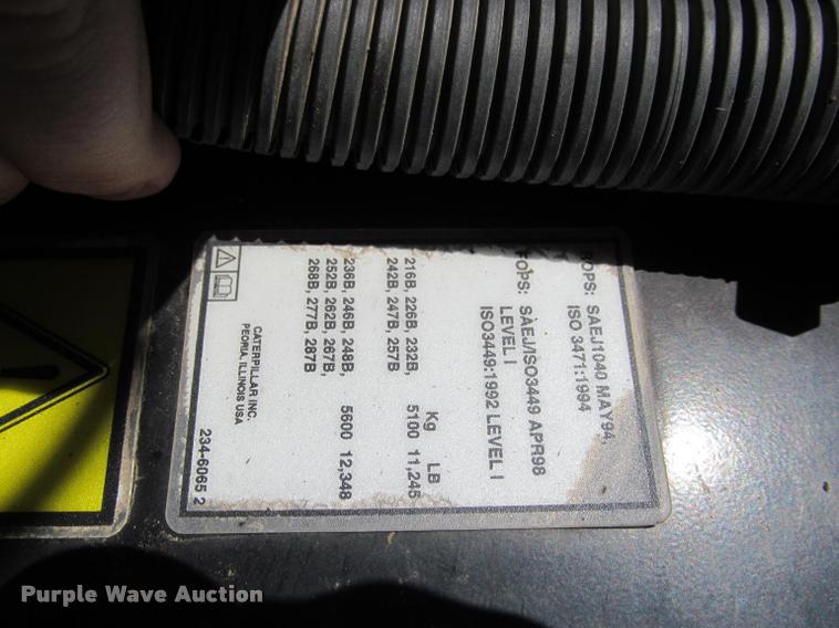 image for item K4996 2006 Caterpillar 216B skid steer