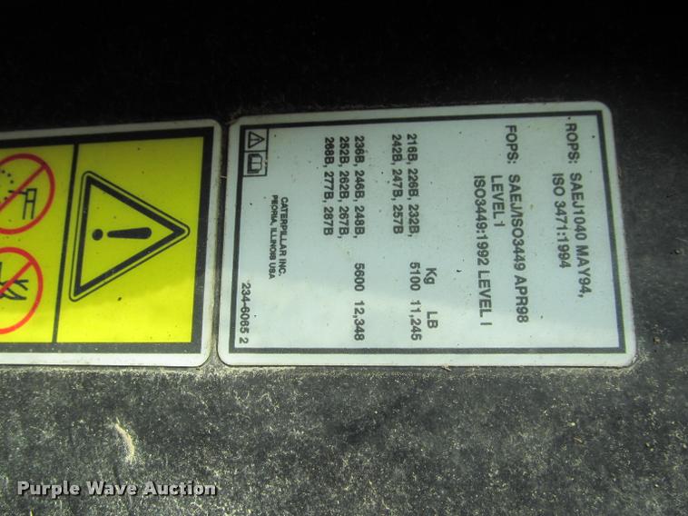 image for item K4997 2004 Caterpillar 226B skid steer