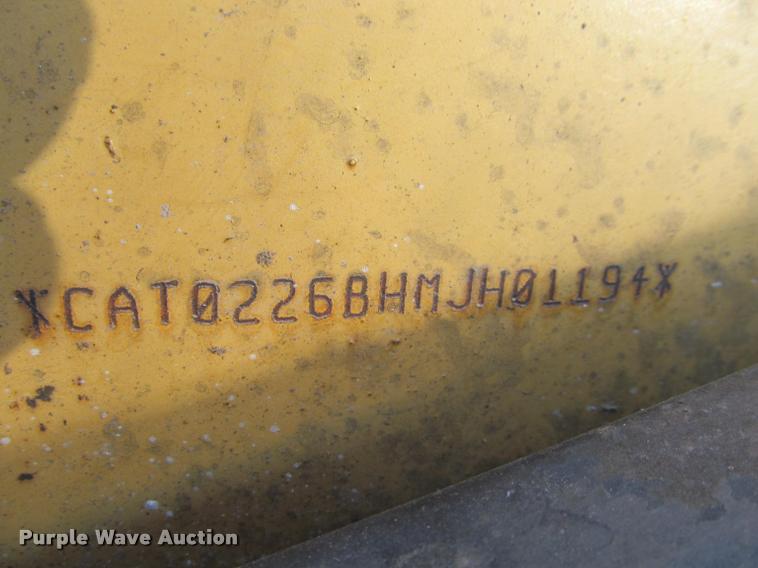 image for item K4997 2004 Caterpillar 226B skid steer