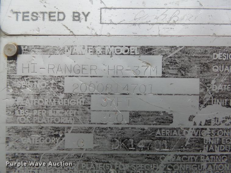 image for item K7700 2010 Brand FX service bed