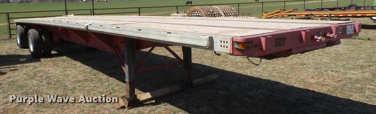 image for item L1609 1995 Utility FS2CHAE flatbed trailer