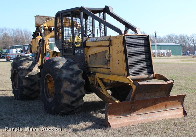 image for item L3028 1985 John Deere 648D skidder