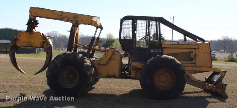 image for item L3028 1985 John Deere 648D skidder