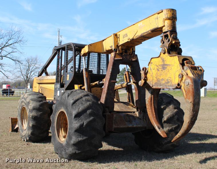 image for item L3028 1985 John Deere 648D skidder