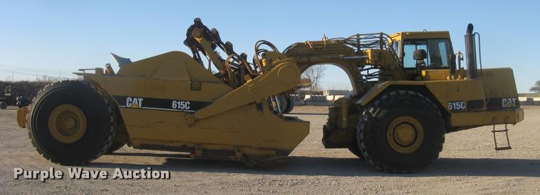 image for item L3977 1995 Caterpillar 615C Series II elevating scraper