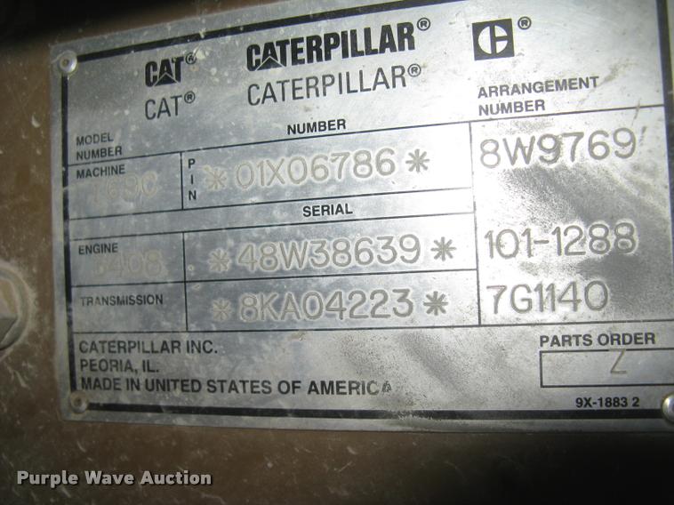 image for item L3980 1995 Caterpillar 769C haul truck