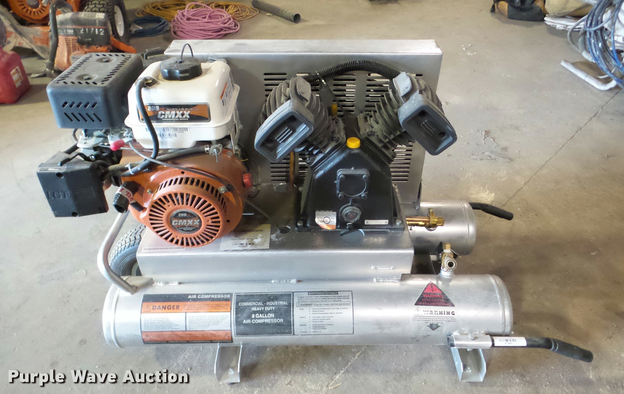 Universal air compressor in Sioux Falls, SD Item DA7307 sold Purple