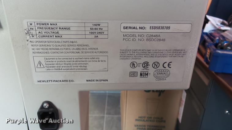 image for item BY9050 HP DesignJet 600 plotter