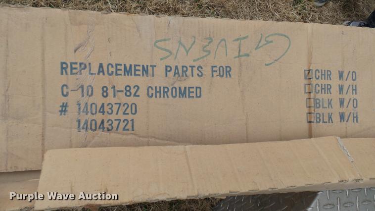 image for item CB9628 1981 to 1982 Chevrolet chrome bumper