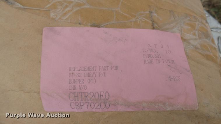 image for item CB9628 1981 to 1982 Chevrolet chrome bumper