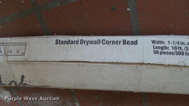 image for item CB9671 (50) pieces of Tyvek Home Wrap drywall corner beads