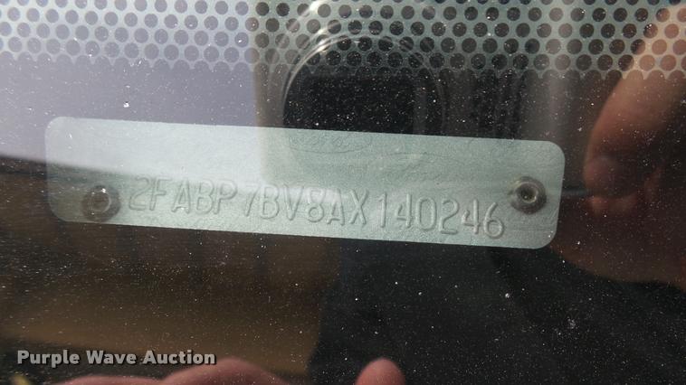 image for item CB9681 2010 Ford Crown Victoria Police Interceptor