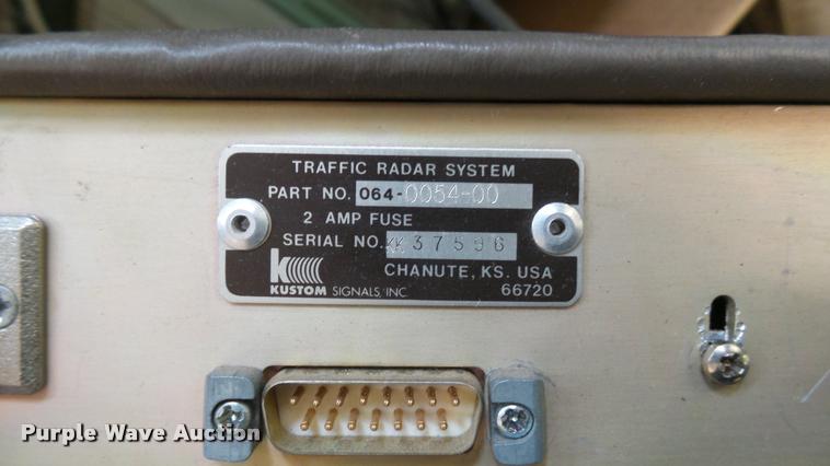 image for item CB9692 (5) traffic radars