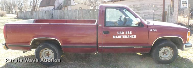 image for item DA0418 1989 Chevrolet 1500 pickup truck