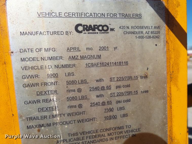 image for item DA2590 Crafco spray injection pot hole patcher