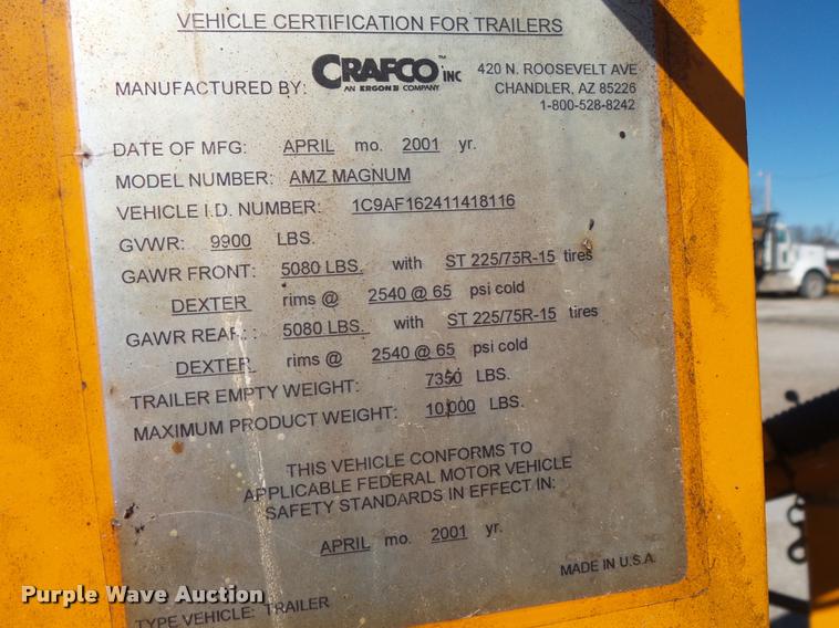 image for item DA2590 Crafco spray injection pot hole patcher