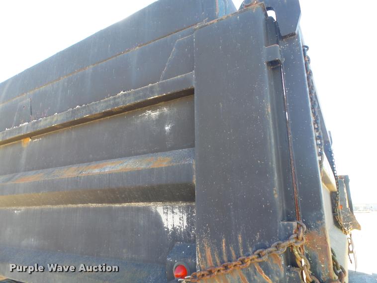 image for item DA2593 1997 shop built end dump trailer